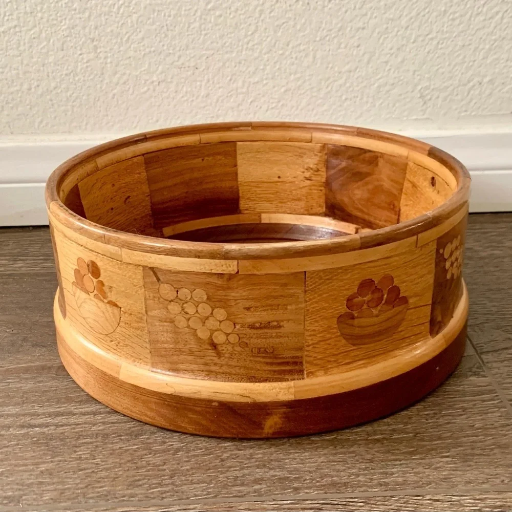 Vintage Wooden Bowl